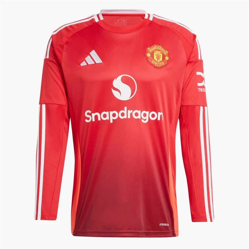 Manchester United 2024/25 adidas Home Jersey – Long Sleeve – Small – Brand New with Tags
