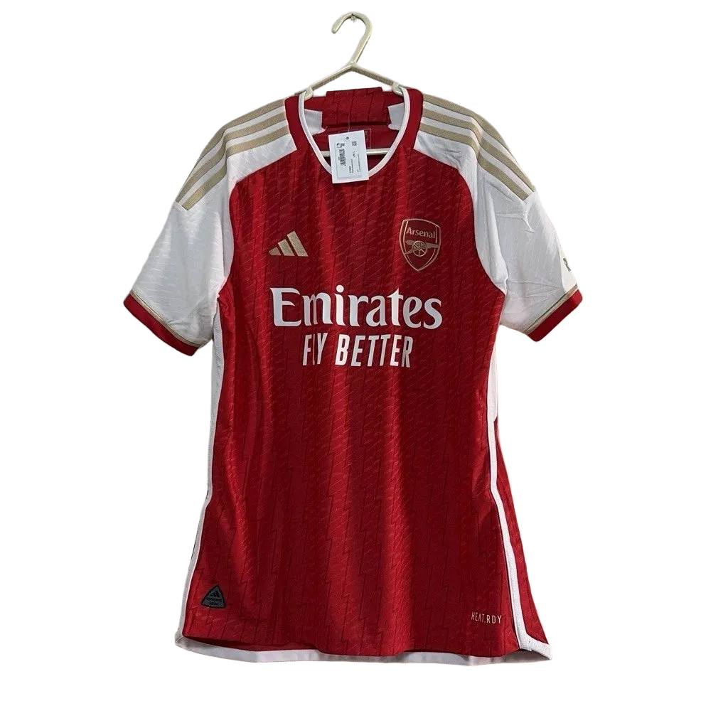 Arsenal 2023/24 adidas Authentic Home Shirt – 32-Game Error – Large - Rare