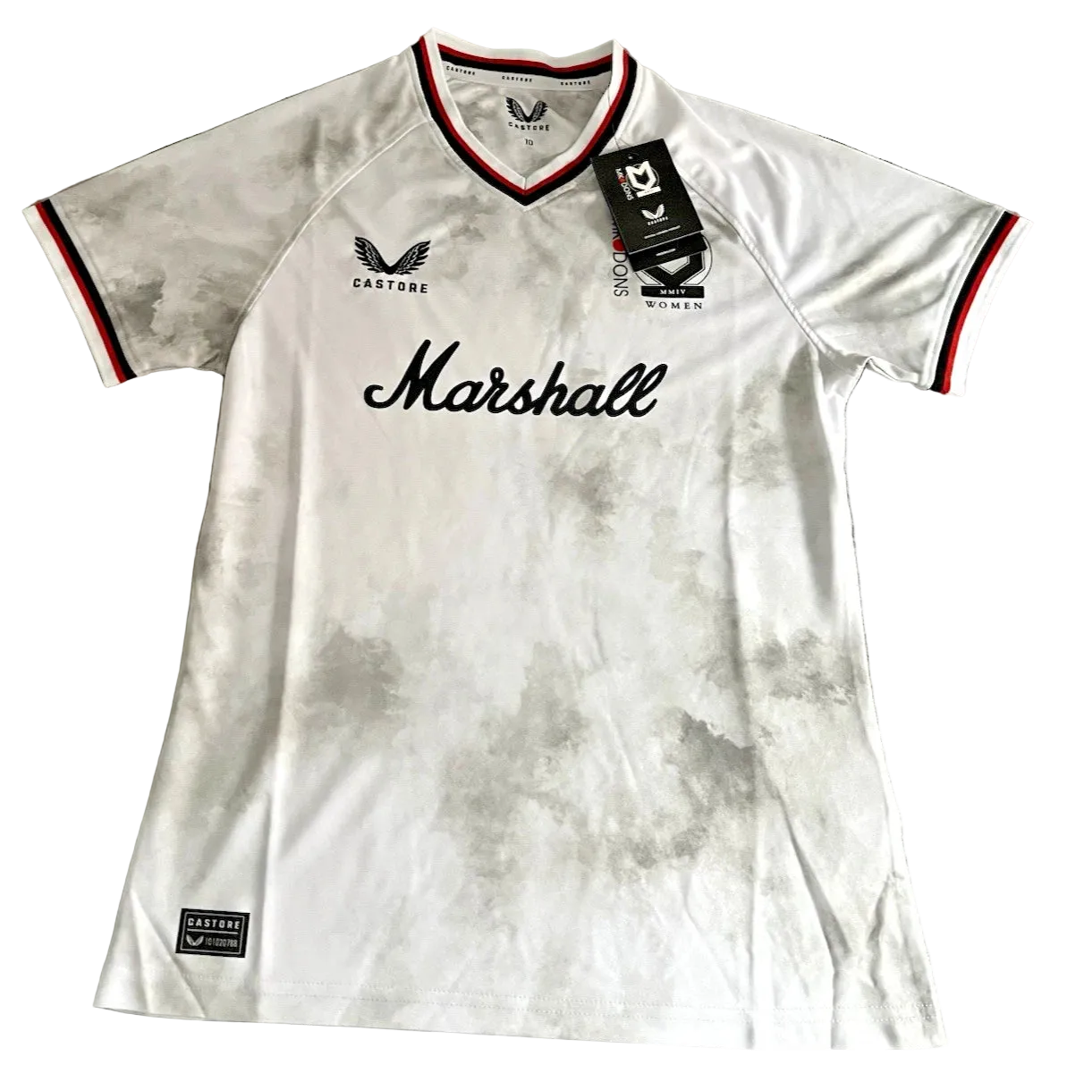 MK Dons Castore Women's Home Shirt – UK 10 – Brand New with Tags