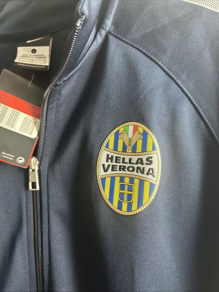 Hellas Verona 2014 Nike Retro Full-Zip Tracksuit Top – Navy Blue – Large